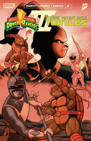 Mighty Morphin Power Rangers/Teenage Mutant Ninja Turtles III #4 J FOC Reveal Variant (Dressed  Gibson)
