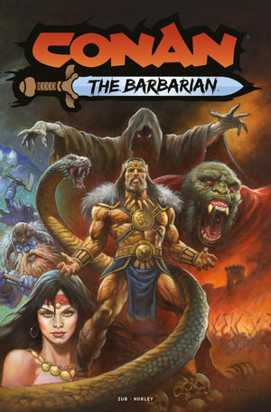 CONAN THE BARBARIAN #25 CVR F ALEX HORLEY WRAPAROUND CARD STOCK VAR (MR)