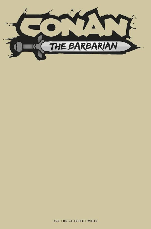 CONAN BARBARIAN #9 CVR E BLANK SKETCH VAR (MR)(Titan Comics)
