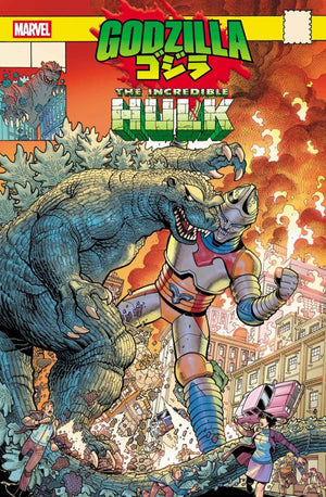 GODZILLA VS. HULK #1 NICK BRADSHAW MONSTER HOMAGE VARIANT