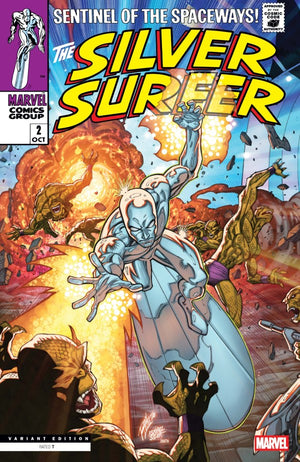 SILVER SURFER #2 FACSIMILE EDITION RON LIM INC 1:25 VARIANT