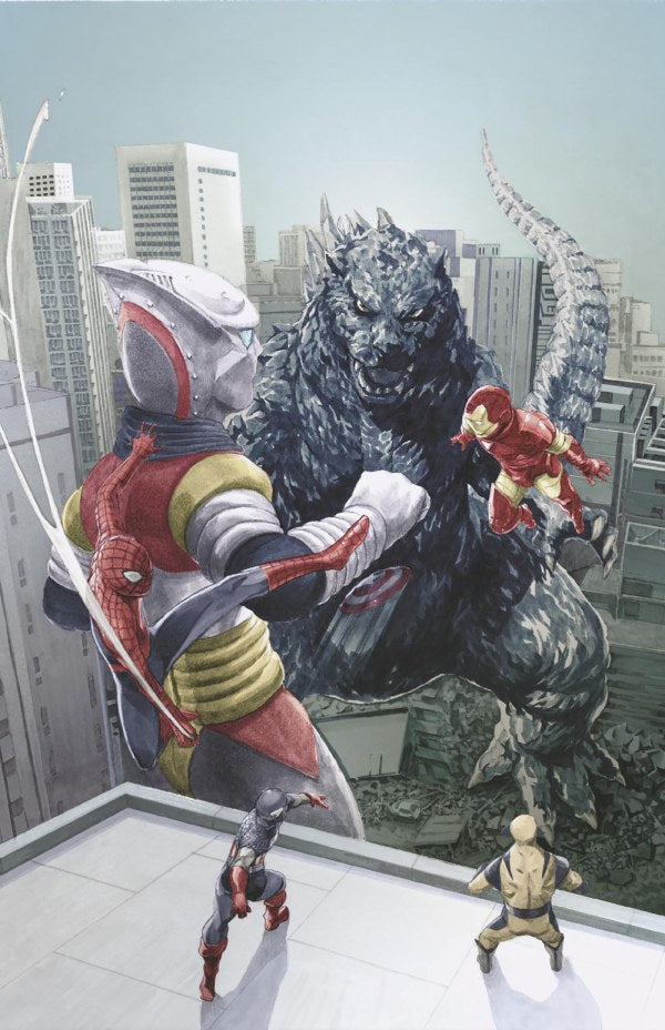 GODZILLA VS. AVENGERS #1 MITSUHIRO ARITA VIRGIN INC 1:100 VARIANT