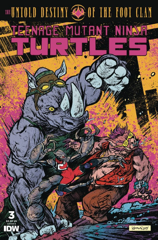 Teenage Mutant Ninja Turtles: The Untold Destiny of the Foot Clan #3 Variant B (Catalan)