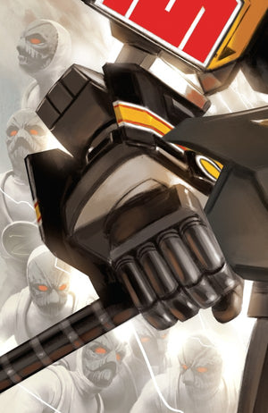 Mighty Morphin Power Rangers (2026) #4 C Megazord Card Stock Connecting Variant (Full Art  Mercado)