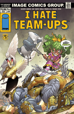 DARKNESS VS ANGELUS (ONE SHOT) CVR F PAT BOUTIN I HATE FAIRYLAND TEAM UP VAR