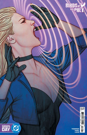 BIRDS OF PREY #19 (2025) CVR D JENNY FRISON INTERNATIONAL WOMENS DAY BLACK CANARY CARD STOCK VAR