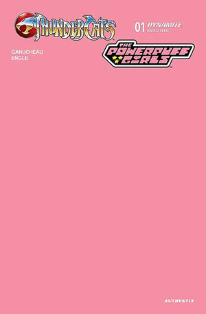 THUNDERCATS POWERPUFF GIRLS #1 CVR N PINK BLANK AUTHENTIX FOC BONUS VAR