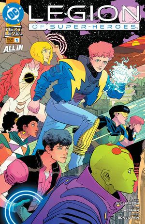 LEGION OF SUPER-HEROES #1 CVR A HAYDEN SHERMAN WRAPAROUND