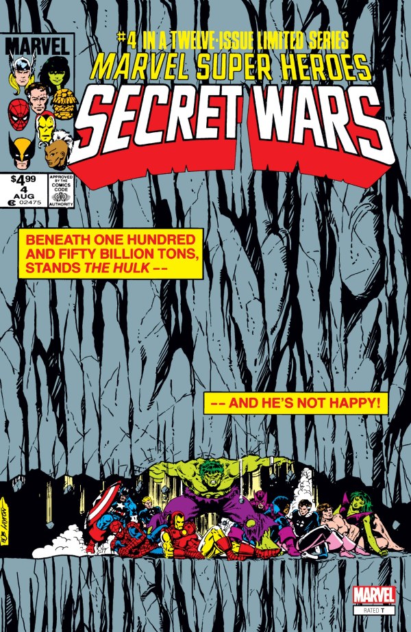 MARVEL SUPER HEROES: SECRET WARS #4 FACSIMILE EDITION