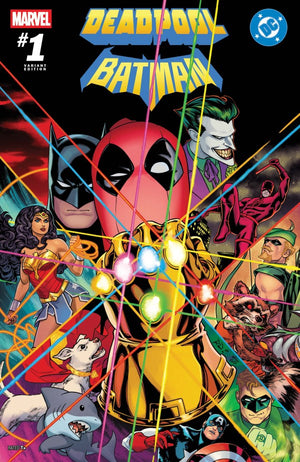 MARVEL/DC: DEADPOOL/BATMAN #1 RUSSELL DAUTERMAN HOMAGE VARIANT
