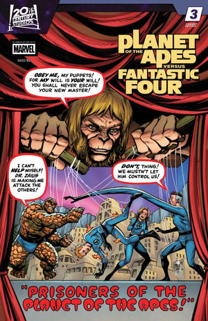 PLANET OF THE APES VS. FANTASTIC FOUR #3 MARCUS TO HOMAGE VARIANT