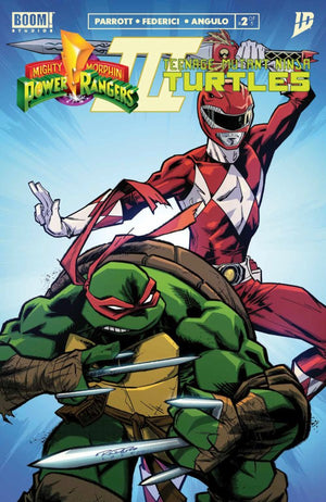 Mighty Morphin Power Rangers/Teenage Mutant Ninja Turtles III #2 B Variant (Dressed  Randolph)