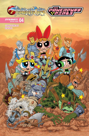 THUNDERCATS POWERPUFF GIRLS #4 CVR C KEN HAESER VAR