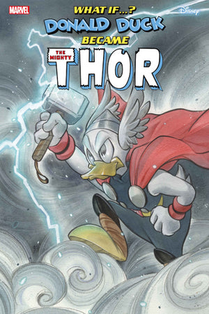 MARVEL & DISNEY: WHAT IF...? DONALD DUCK BECAME THOR #1 PEACH MOMOKO VARIANT