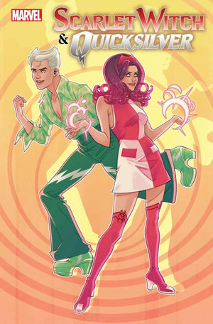 SCARLET WITCH & QUICKSILVER #4 MARGUERITE SAUVAGE VARIANT