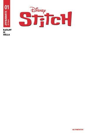 STITCH #1 CVR G BLANK AUTHENTIX VAR