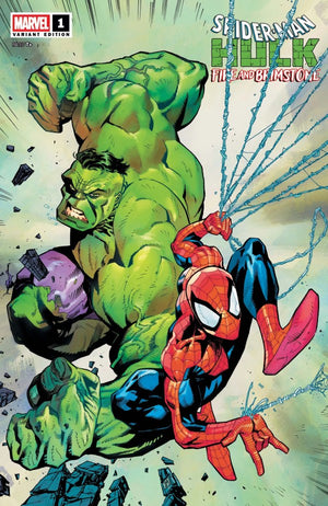 SPIDER-MAN/HULK: FIRE AND BRIMSTONE #1 JUSTIN MASON INC 1:25 VARIANT