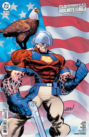 PEACEMAKER PRESENTS THE VIGILANTE EAGLY DOUBLE FEATURE #2 (OF 5) CVR C JUAN GEDEON CARD STOCK VAR (MR)