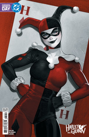 HARLEY QUINN #60 (2026) CVR E LESLEY LEIRIX LI INTERNATIONAL WOMENâ€™S DAY CARD STOCK VAR
