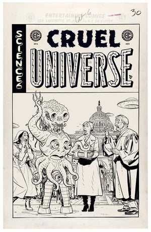 EC CRUEL UNIVERSE #4 (OF 5) CVR D INC 1:20 KANO B&W ARTIST EDITION VAR