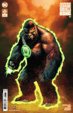 JUSTICE LEAGUE VS GODZILLA VS KONG #7 (OF 7) CVR F CHRISTIAN DUCE KONG AS GL FOIL VAR