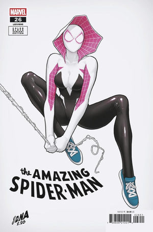 AMAZING SPIDER-MAN #26 (2026) DAVID NAKAYAMA COLOR BLOCK WHITE VARIANT [DS]