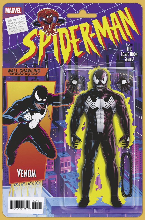 SPIDER-MAN '94 #3 JOHN TYLER CHRISTOPHER ACTION FIGURE VARIANT *NOT A TOY! THIS IS A COMIC BOOK!!!*