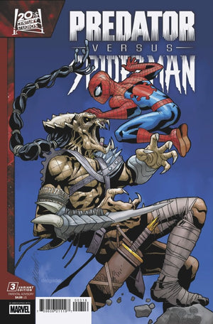 PREDATOR VS. SPIDER-MAN #3 SALVADOR LARROCA INC 1:25 VARIANT