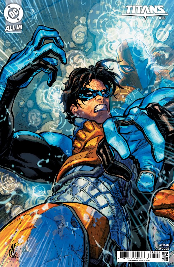 TITANS #25 (2025) CVR B CARLOS DANDA CARD STOCK VAR