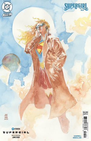 SUPERGIRL #14 (2026) CVR E JIM LEE SUPERGIRL MOVIE CARD STOCK VAR (THE REIGN OF THE SUPERBOYS)
