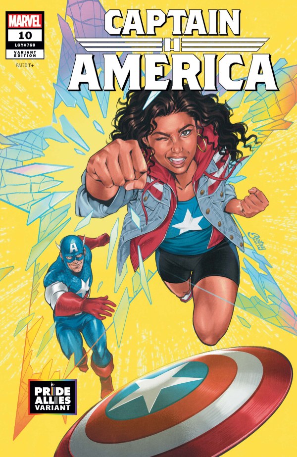 CAPTAIN AMERICA #10 (2024) BETSY COLA PRIDE ALLIES VARIANT