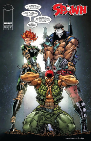 SPAWN #370 CVR C BRETT BOOTH YOUNGBLOOD TEAM UP VAR