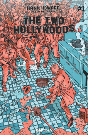 HANK HOWARD PIZZA DETECTIVE THE TWO HOLLYWOODS #2 (OF 2) CVR B DAVID LAPHAM VAR