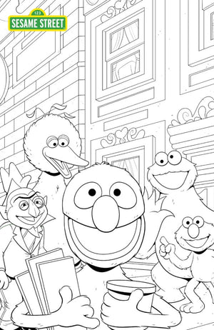 SESAME STREET #1 CVR C AUSTIN BAECHLE COLORING BOOK SKETCH VAR