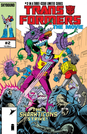 THE TRANSFORMERS THE MOVIE 40TH ANNIVERSARY EDITION #2 (OF 3) CVR B DON PERLIN & IAN AKIN & BRIAN GARVEY VAR