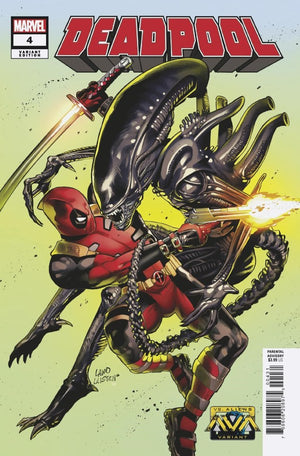 DEADPOOL #4 (2024) GREG LAND MARVEL VS. ALIEN VARIANT
