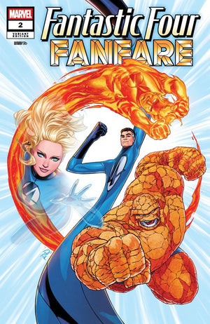 FANTASTIC FOUR FANFARE #2 RUSSELL DAUTERMAN VARIANT