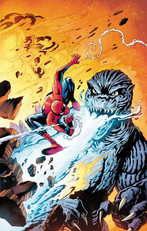 GODZILLA VS. SPIDER-MAN #1 CHRIS CAMPANA INC 1:100 VIRGIN VARIANT