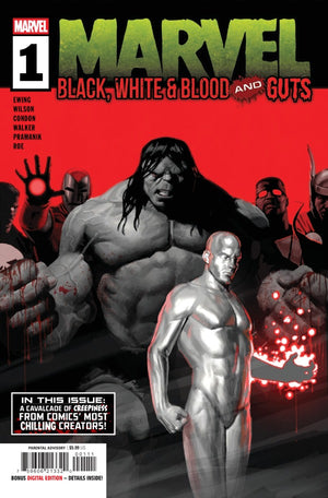 MARVEL: BLACK  WHITE & BLOOD AND GUTS #1
