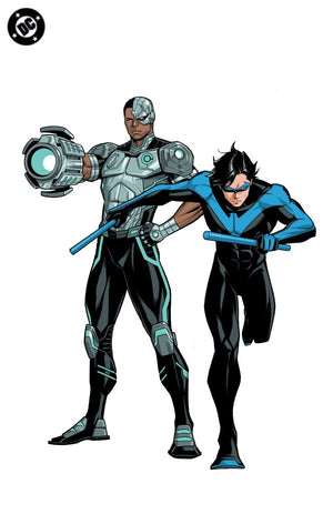 NEW TITANS #33 (2026) CVR F SAMI BASRI CORNER BOX SPOT FOIL VAR