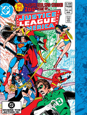 JUSTICE LEAGUE OF AMERICA #200 FACSIMILE EDITION CVR A GEORGE PEREZ