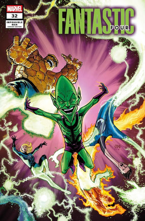 FANTASTIC FOUR #32 (2025) JOSHUA CASSARA IMPOSSIBLE MAN POP-UP VARIANT [DOOM]