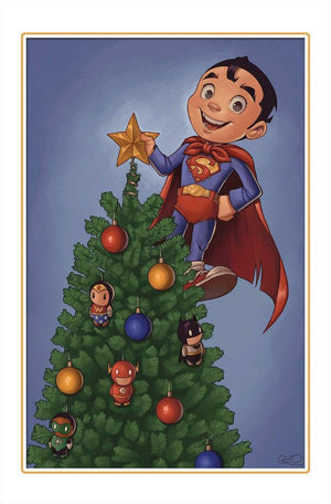 SUPERMAN #21 (2024) CVR E CHRISSIE ZULLO DC WINTER WONDERLAND CARD STOCK VAR