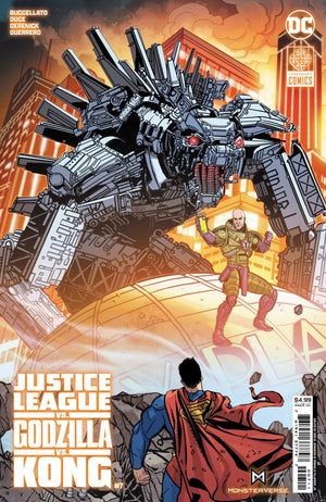 JUSTICE LEAGUE VS GODZILLA VS KONG #7 (OF 7) CVR A DREW JOHNSON