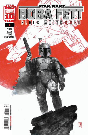 STAR WARS: BOBA FETT - BLACK  WHITE & RED #1