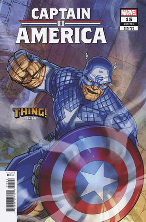 CAPTAIN AMERICA #15 (2024) PETE WOODS THE THING! VARIANT