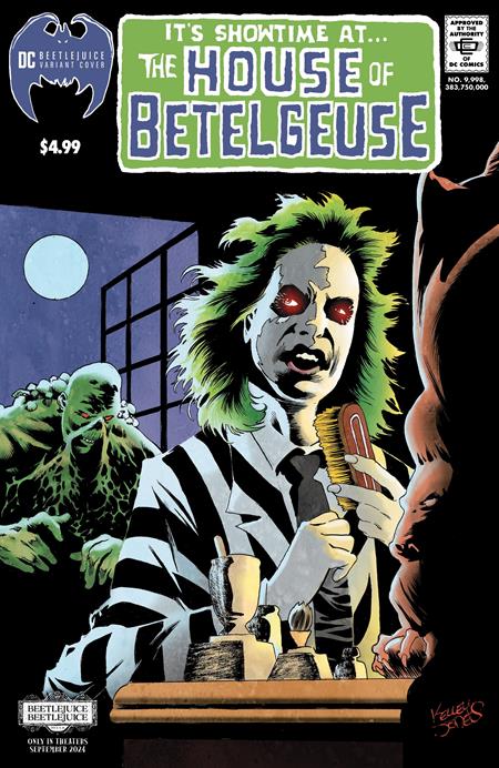 HOUSE OF SECRETS #92 FACSIMILE EDITION (2024) CVR D KELLEY JONES BEETLEJUICE CARD STOCK VAR