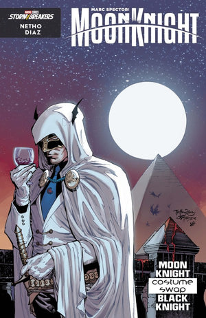 MARC SPECTOR: MOON KNIGHT #6 (2026) NETHO DIAZ HELLFIRE COSTUME SWAP VARIANT
