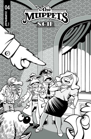 MUPPETS NOIR #4 CVR E INC 1:15 ROGER LANGRIDGE LINE ART VAR