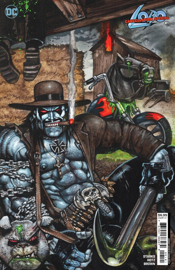 LOBO: CANCELLATION SPECIAL #1 (ONE SHOT) CVR B SIMON BISLEY AFTER DARK CARD STOCK VAR (MR)